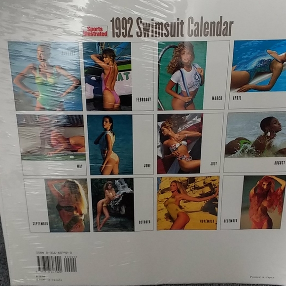 Vintage Unopened SI swimsuit calendar 1992 - Picture 2 of 4